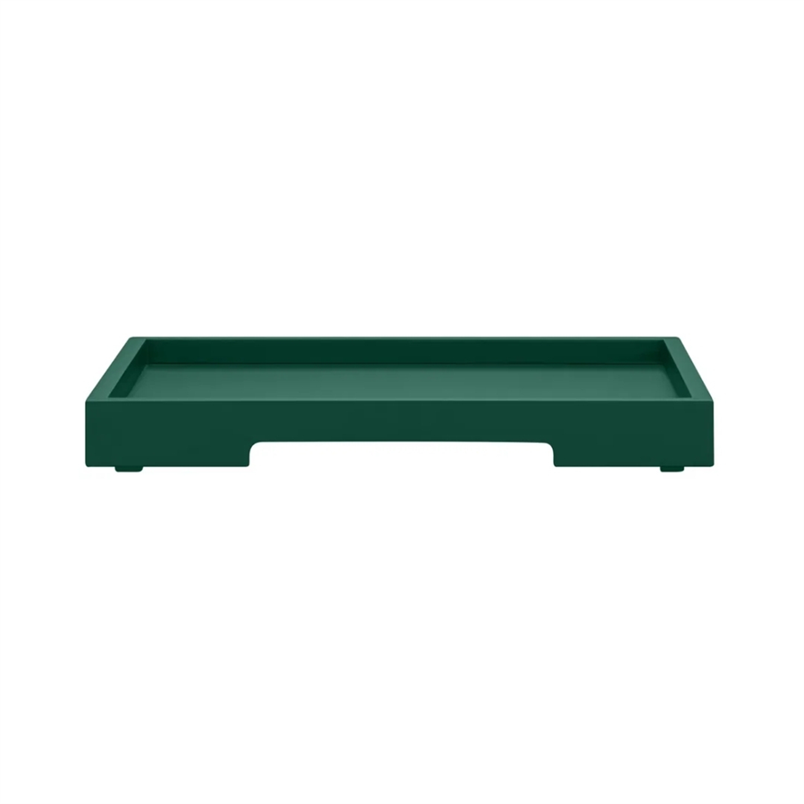 KASANE MDF Tepsi Yağmur Ormanı Rengi S Boy 24x19x3 cm