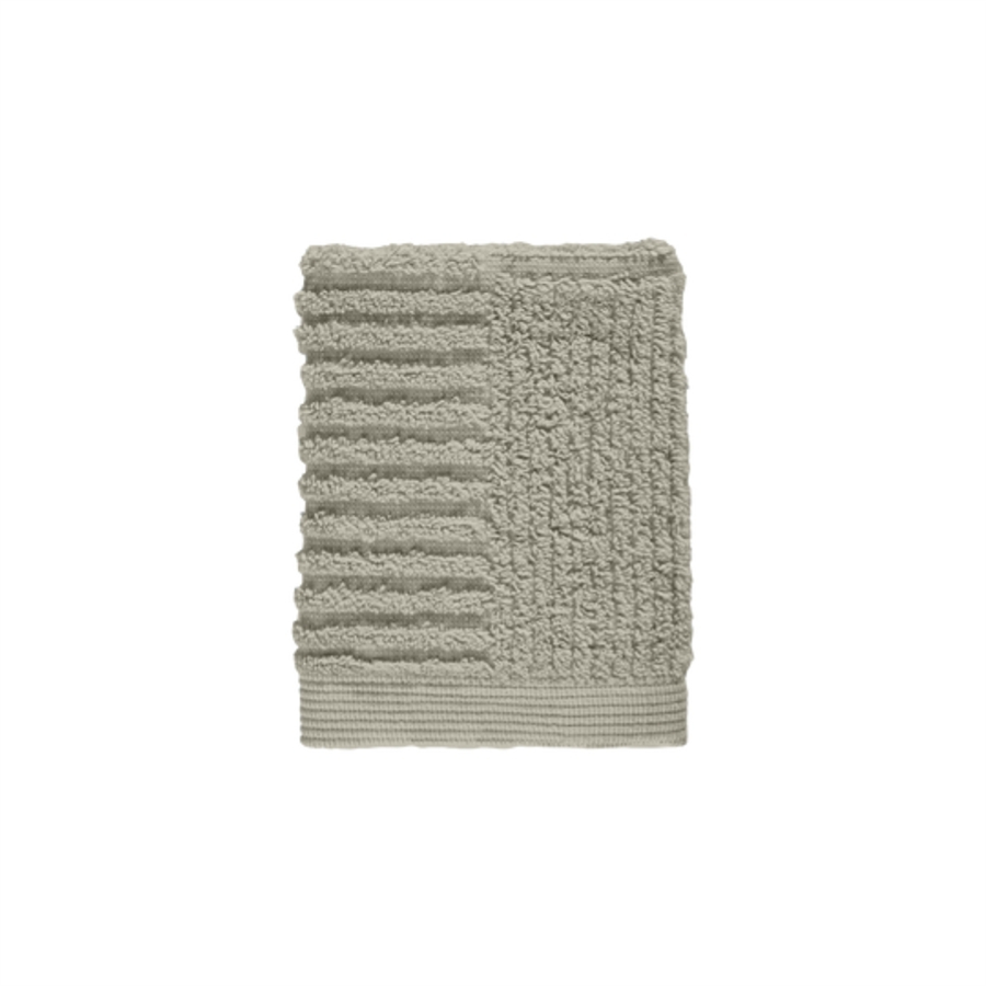 Klasik Yüz Havlusu Okaliptüs Rengi %100 Pamuk 30x30 cm
