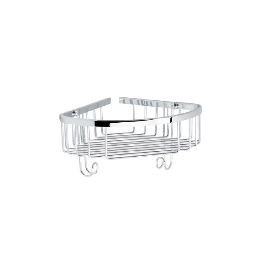 Köşe Tekli Duş Rafı Krom Renk 127X196X250 Mm