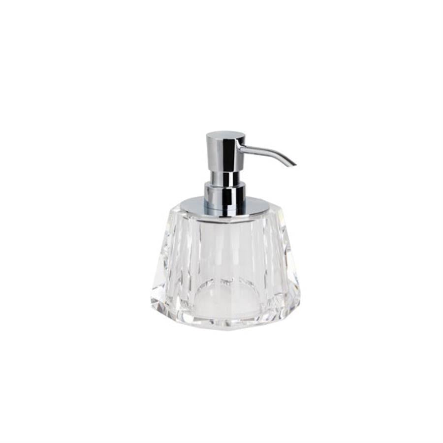 Kristal Sıvı Sabunluk Krom Renk 148X120X120 Mm