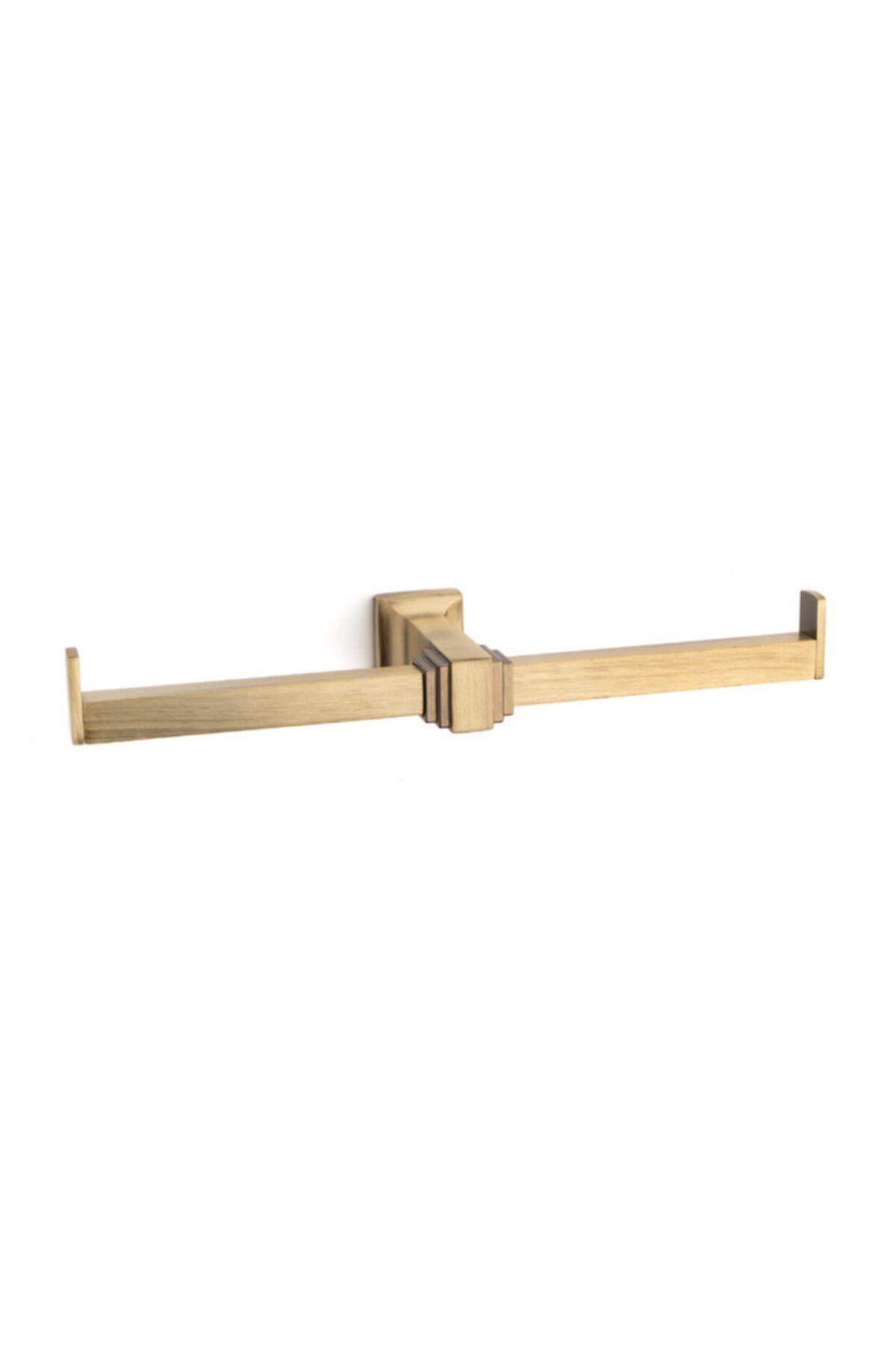 Kubıc İkili Tuvalet Kağıtlığı Antik Renk 44X76X268 mm