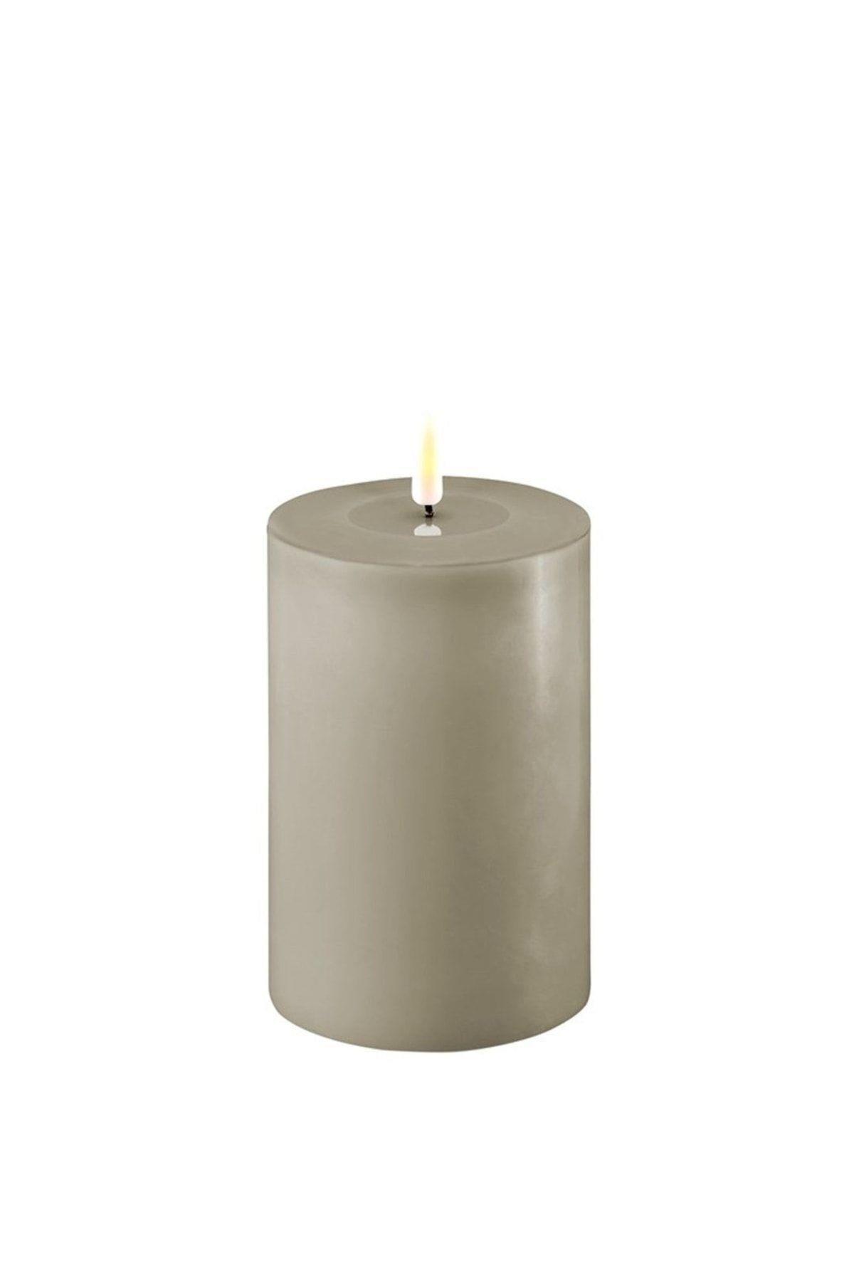 KUM RENGİ LED MUM 10x15 cm - DE RF-0286