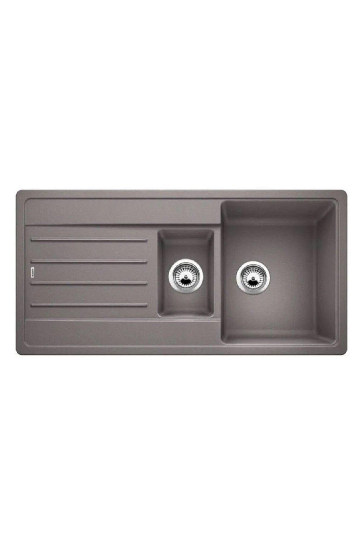 Legra 6 S Tezgah Üstü 1.5 Gözlü Alu Metallic Granit Evye