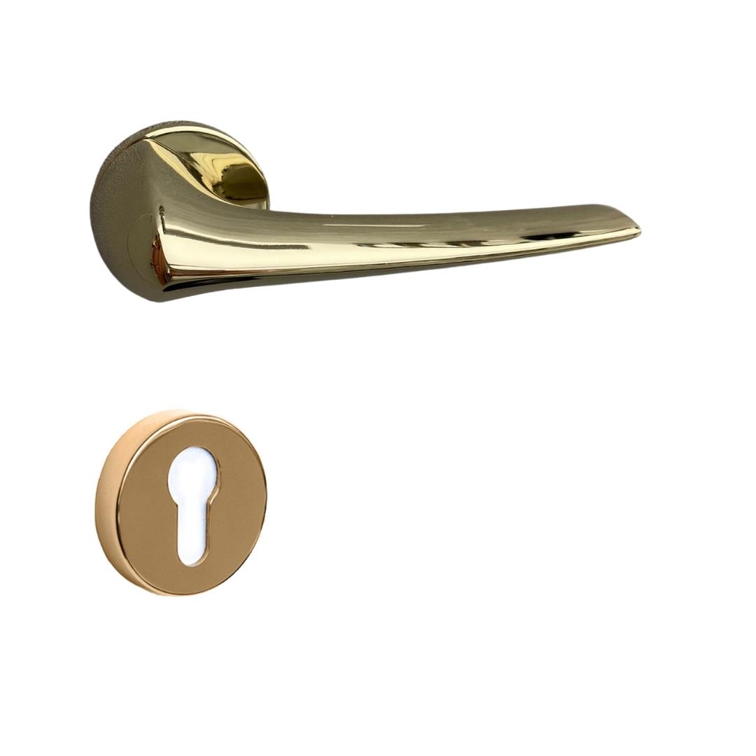 MAJA Rozetli Kapı Kolu Gold