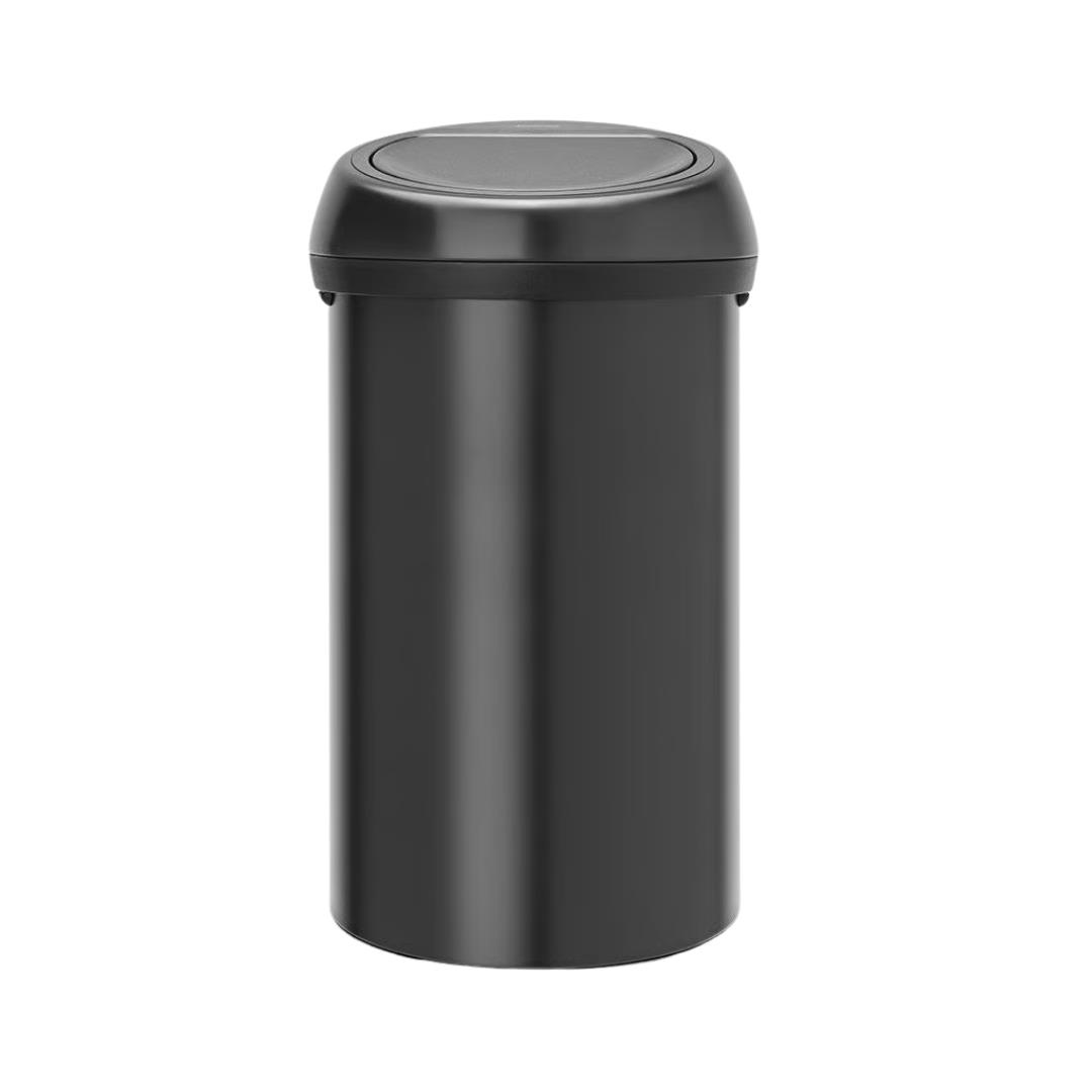 Matt Black Dokunmatik Çöp Kutusu 60 Lt 