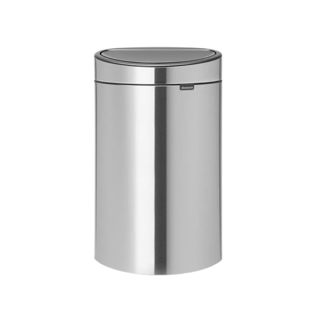 Matt Steel New Dokunmatik Çöp Kutusu 40L