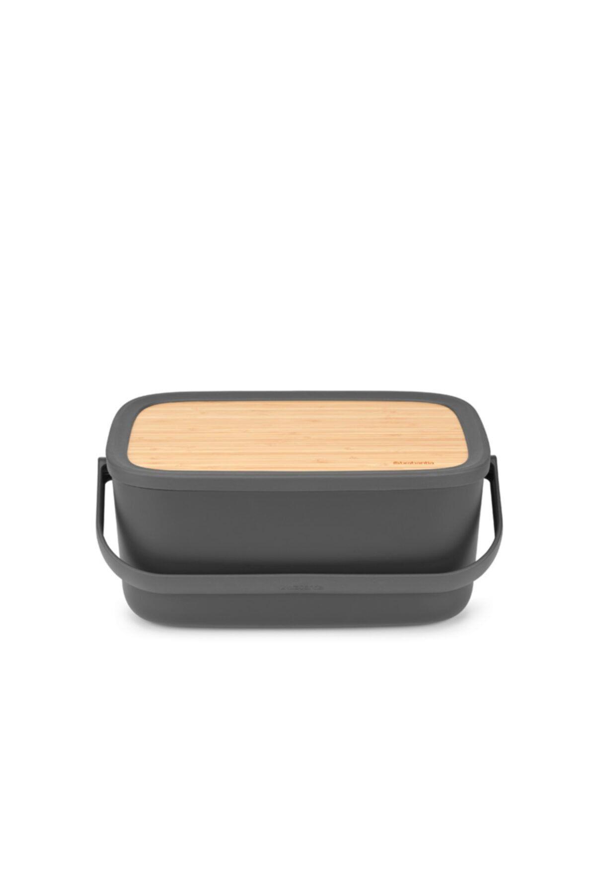 NIC DARK GREY EKMEK KUTUSU