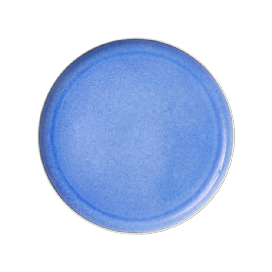 North Seramik Yemek Tabağı Mat Beyaz/Parlak Nehir Çap:27 Cm