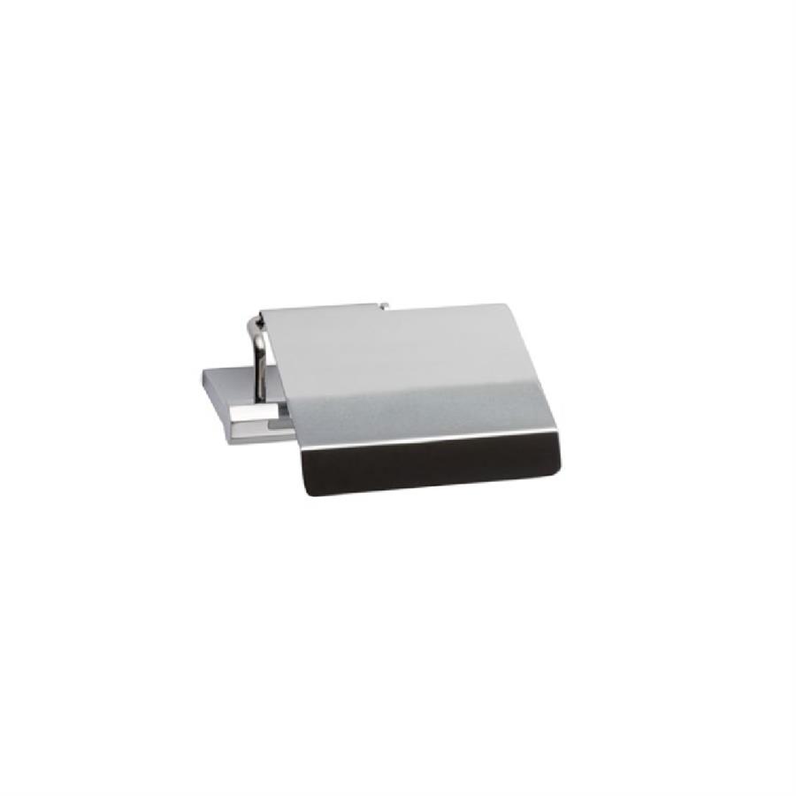 Octagon Kapaklı Tuvalet Kağıtlığı Krom Renk 52X137X152 Mm