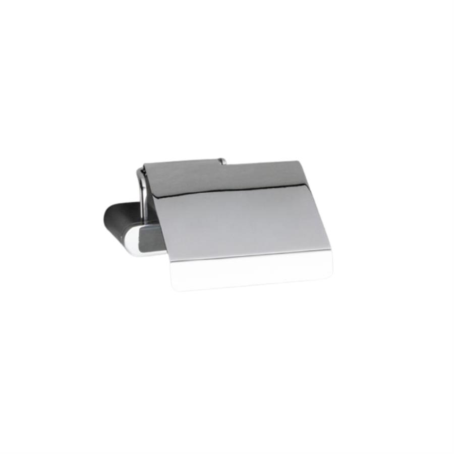 Ovalın Kapaklı Tuvalet Kağıtlığı Krom Renk 87X137X159 Mm