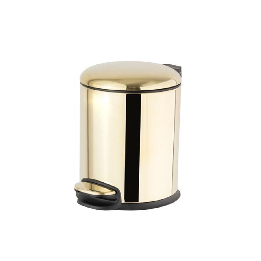 Pedallı Gold Çöp Kovası 5 Lt / 310X230X205 Mm