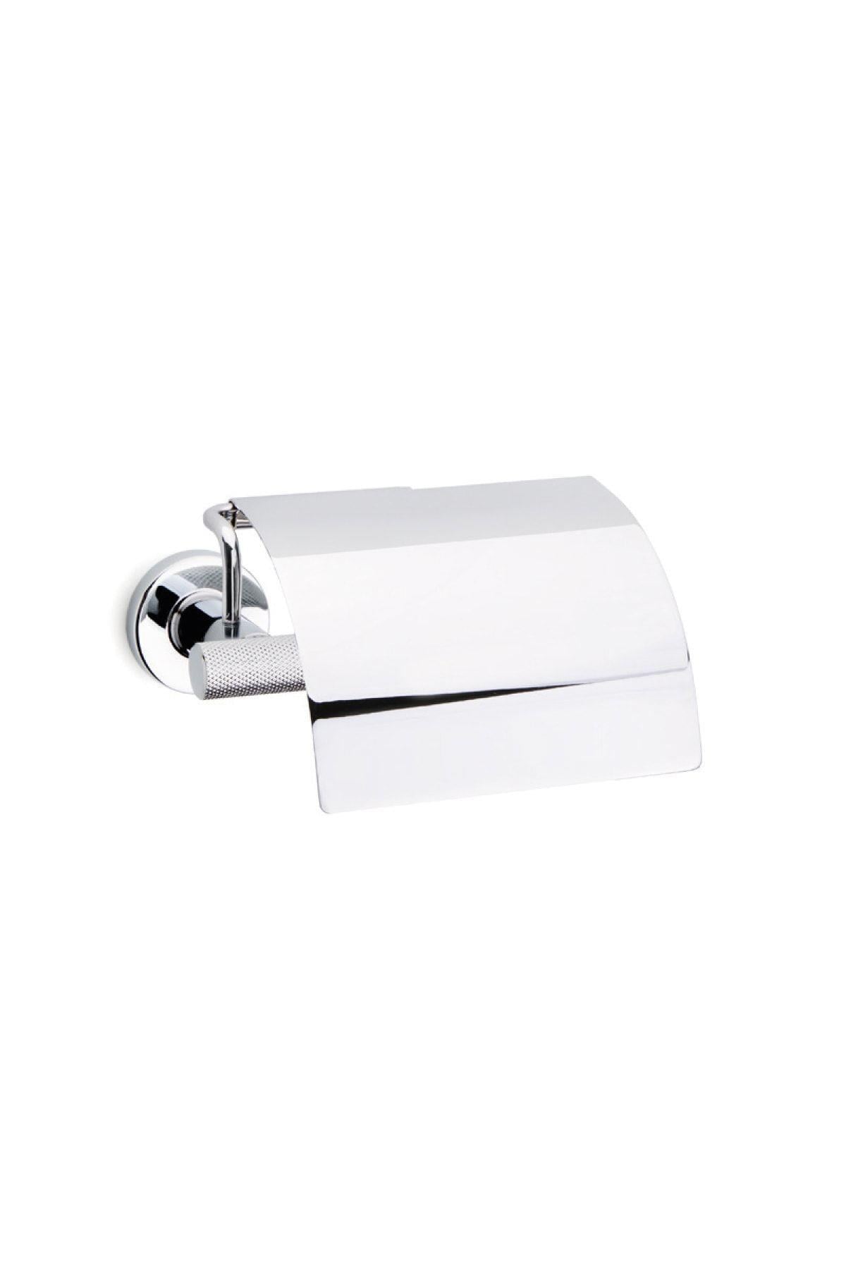 Purelıne Kapaklı Tuvalet Kağıtlığı Krom Renk 88X95X156 mm