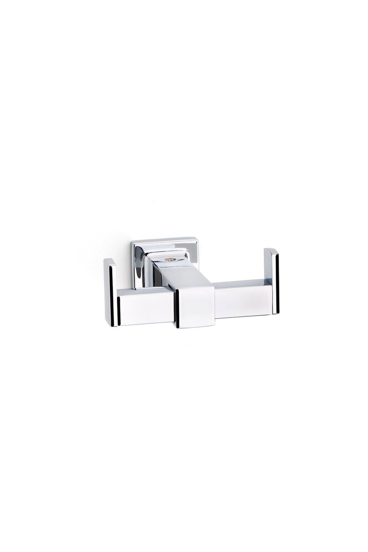 Q-Lıne İkili Askılık Krom Renk 42X73X83 mm