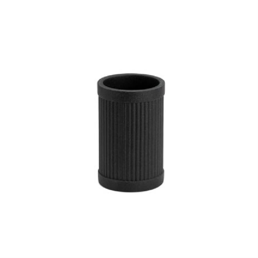 Reçine Tezgah Üstü Diş Fırçalığı Siyah Siyah Renk 124X80X80 Mm