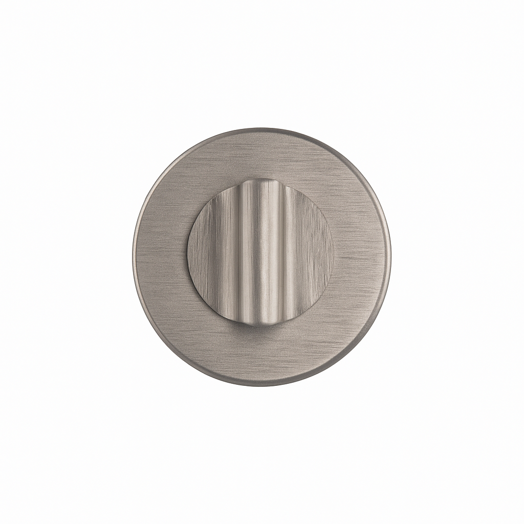RO12 Kapı Kolu Rozeti WC Fırçalı Füme Renk 52x52x9 mm