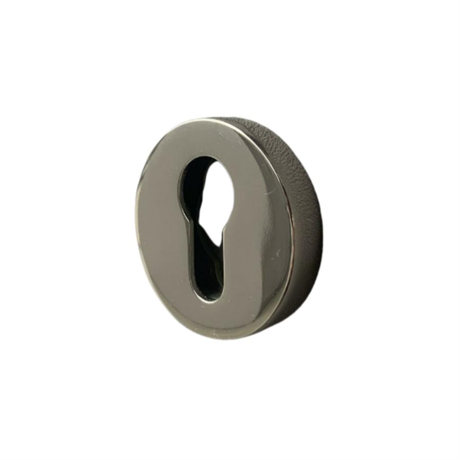 RO12 Kapı Kolu Rozeti Yale (Dış Kapı) Parlak Nikel 52x52x9 mm