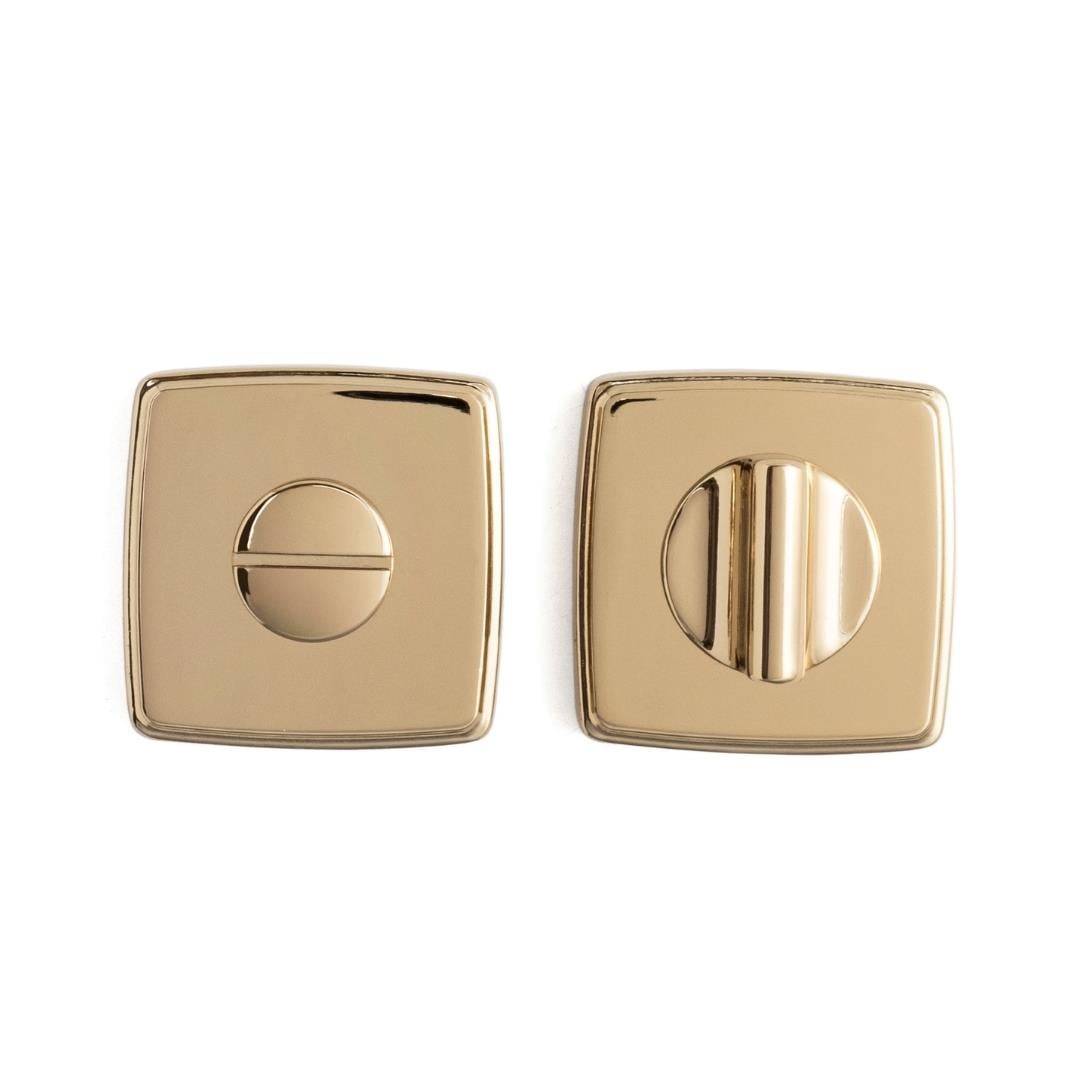 RO13 Kapı Kolu Rozeti Wc Altın Renk 52x52x11 mm
