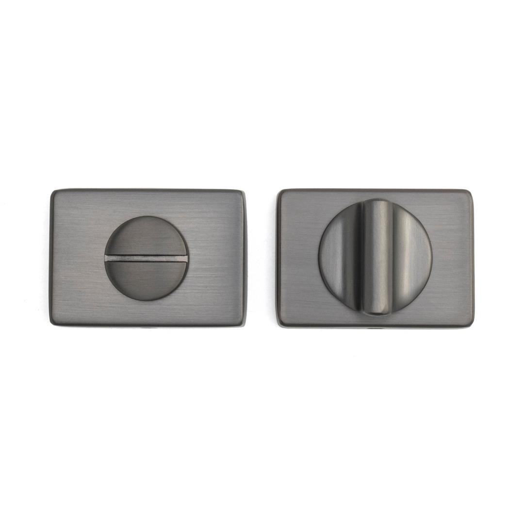 RO13 Kapı Kolu Rozeti WC Füme Renk 52x52x11 mm
