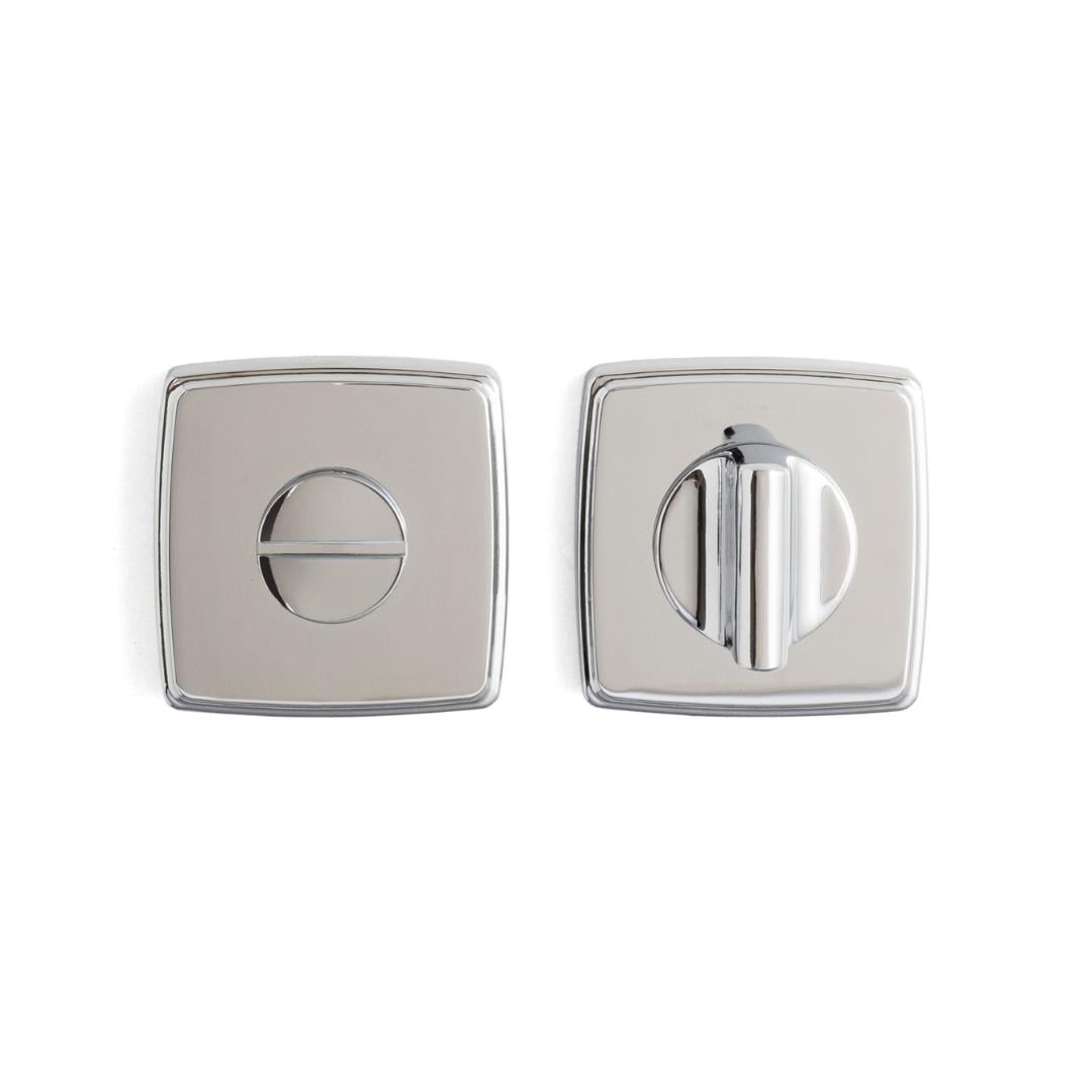 RO13 Kapı Kolu Rozeti Wc Krom Renk 52x52x11 mm