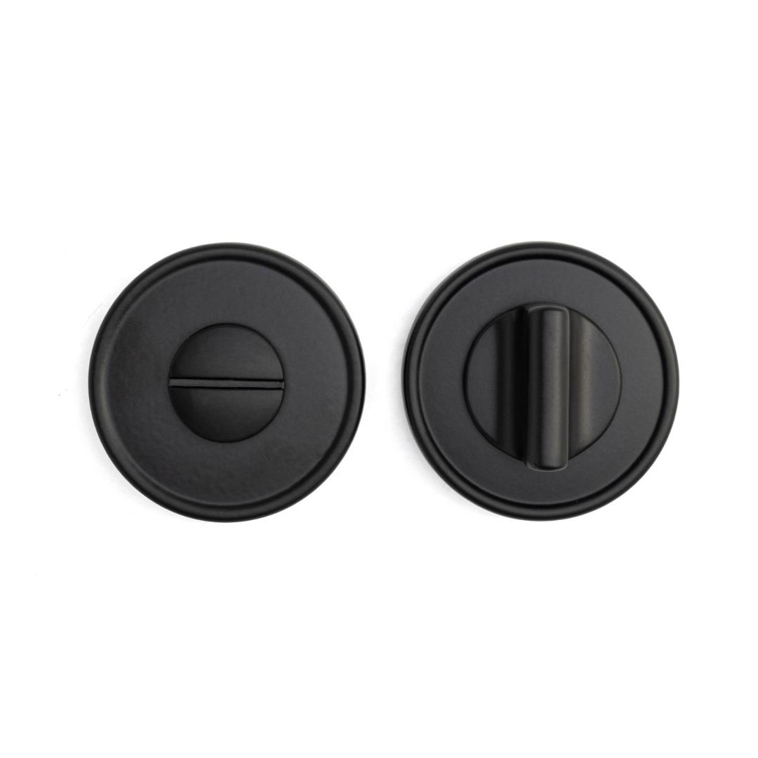 RO14 Kapı Kolu Rozeti WC Siyah 52x52x11 mm