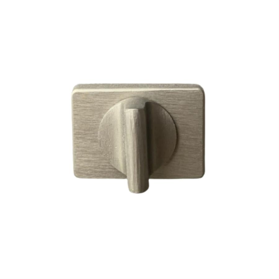 RO15 Kapı Kolu Rozeti WC Fırçalı Saten 53x37x11 mm