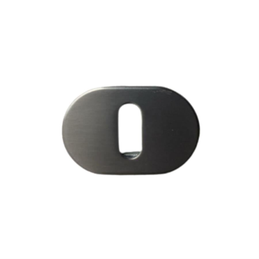 RO16 Kapı Kolu Rozeti Oda Füme 58x37x11 mm