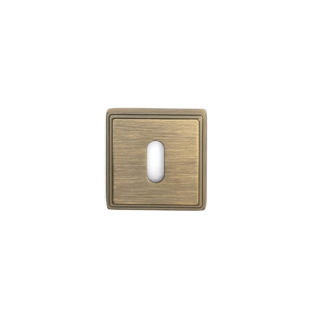 RO17 Kapı Kolu Rozeti Oda Antik 53x53x10 mm