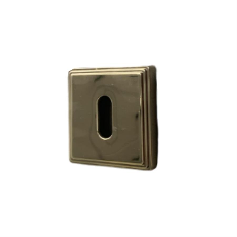 RO17 Kapı Kolu Rozeti Oda Gold 53x53x10 mm