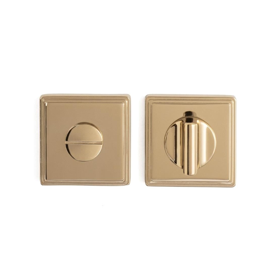 RO17 Kapı Kolu Rozeti WC Gold 53x53x10 mm