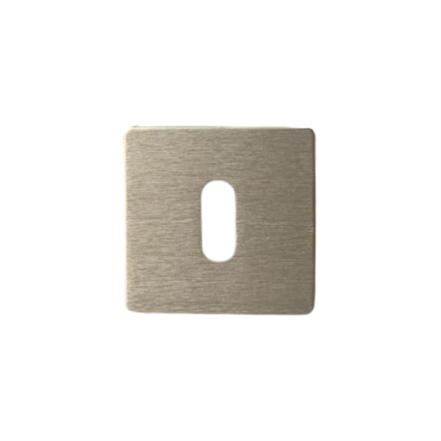 RO21 Kapı Kolu Rozeti Oda Fırçalı Saten 52x52x5 mm