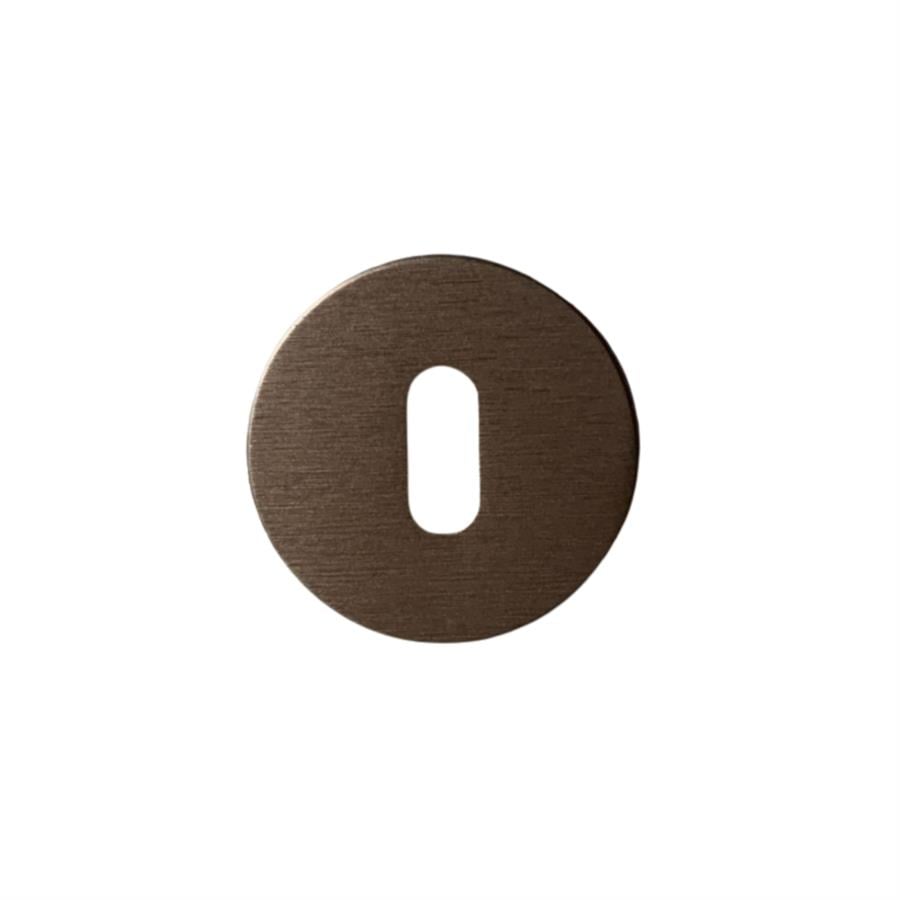 RO22 Kapı Kolu Rozeti Oda Fırçalı Bronz 52x52x5 mm