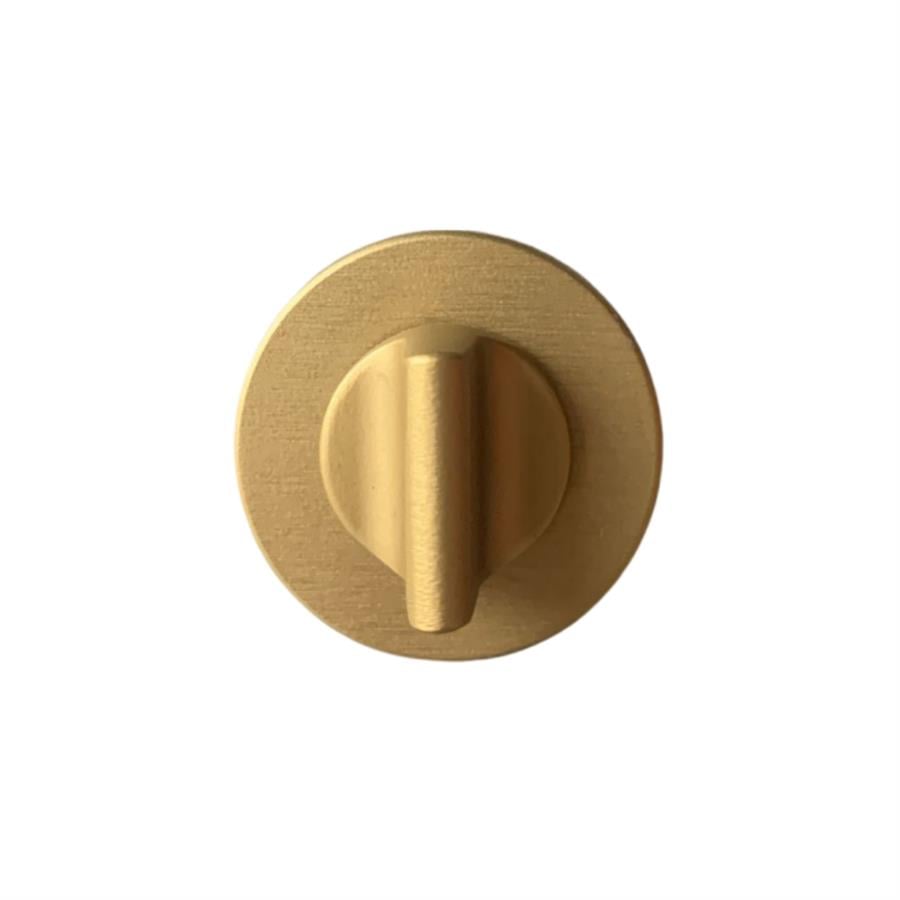 RO22 Kapı Kolu Rozeti WC Fırçalı Mat Altın 52x52x5 mm