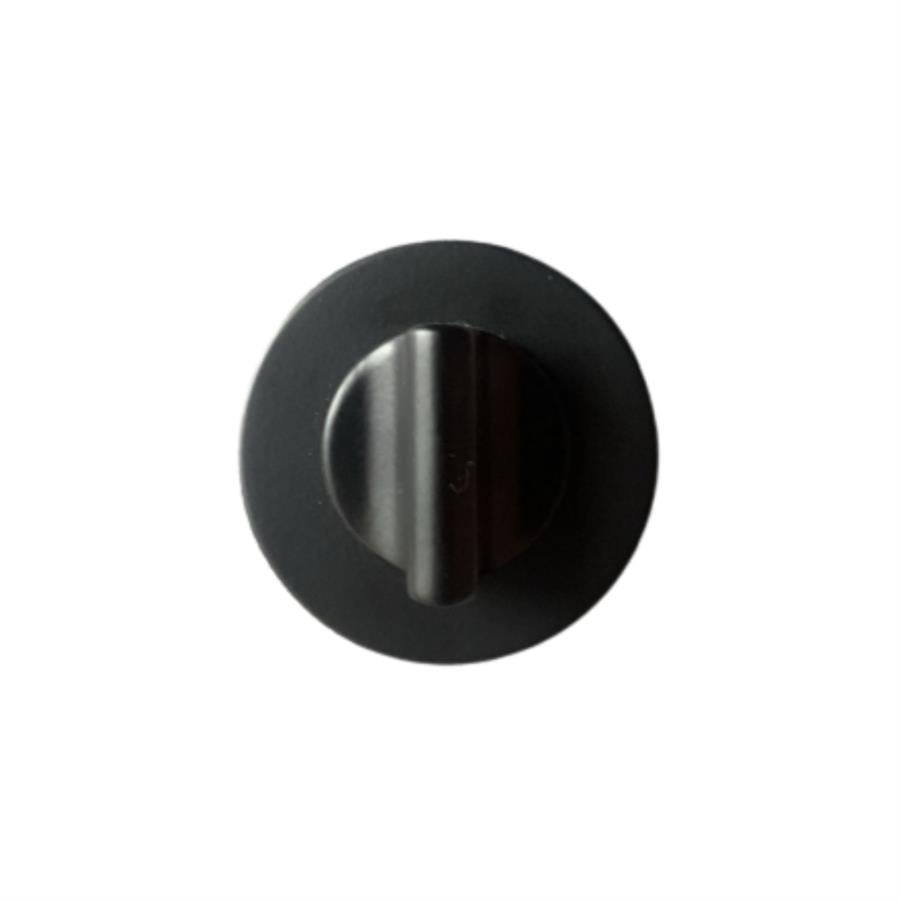 RO22 Kapı Kolu Rozeti WC Siyah 52x52x5 mm