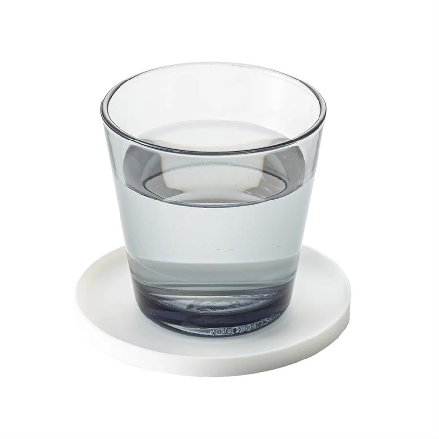 Silikon Bardak Altlığı Beyaz Çap: 10 cm