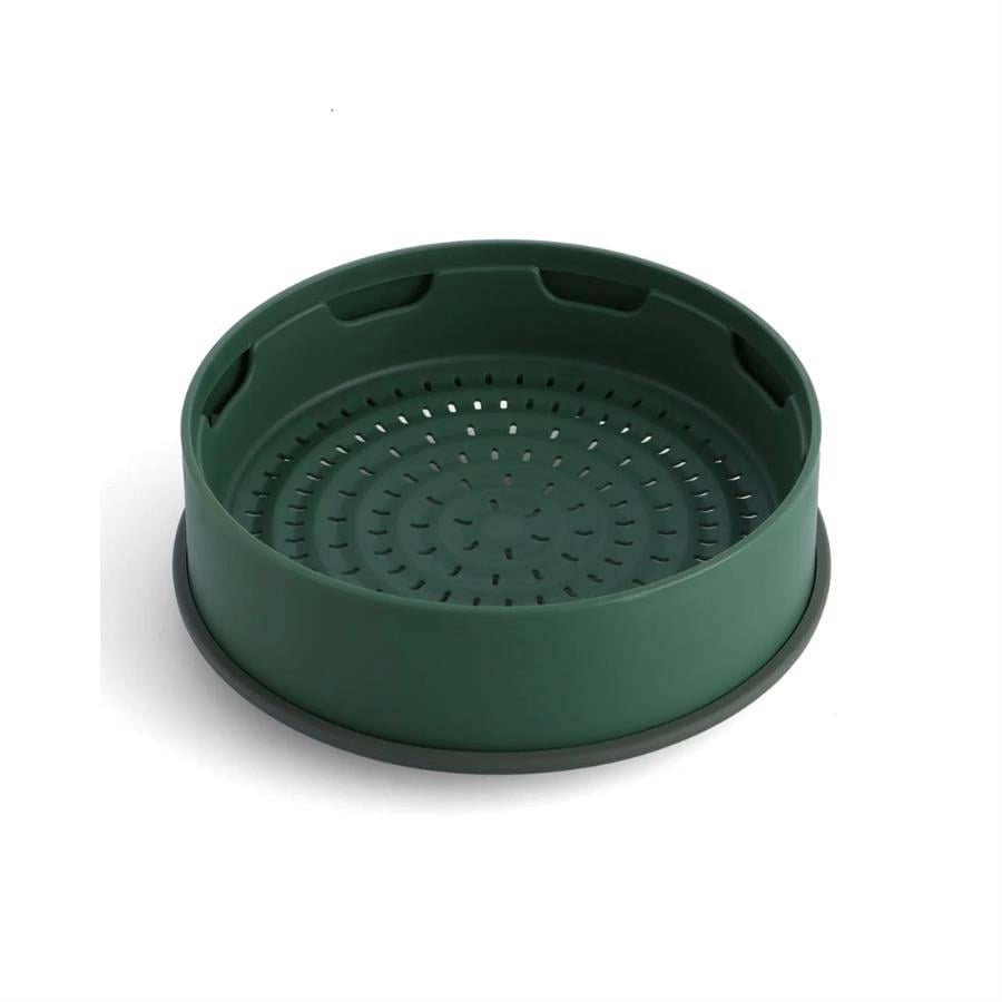 Silikon Steamy 24 Cm Buharda Pişirici Yeşil