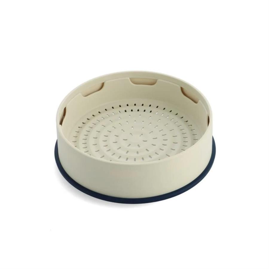 Silikon Steamy 24 Cm Buharda Pişirici Krem
