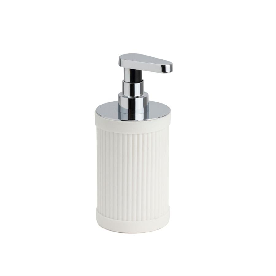 Sıvı Sabunluk Beyaz/Krom Renk 187X80X91 Mm