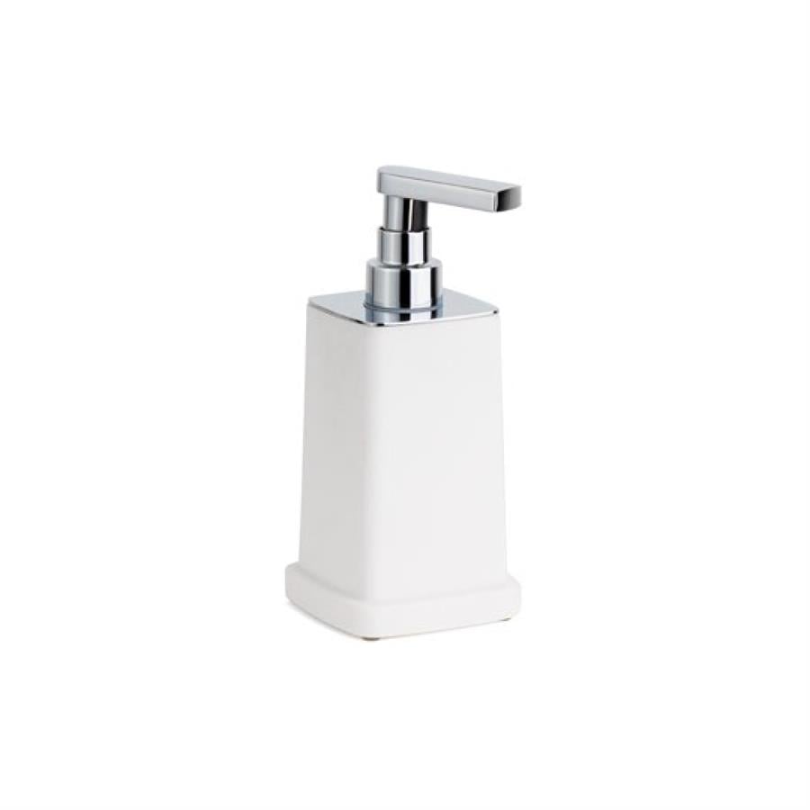 Sıvı Sabunluk Beyaz/Krom Renk 195X95X87 Mm