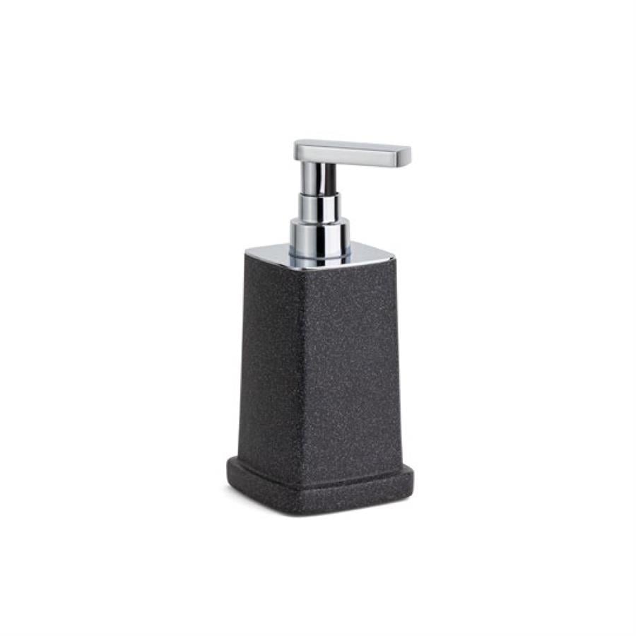 Sıvı Sabunluk Siyah/Krom Renk 195X95X87 Mm