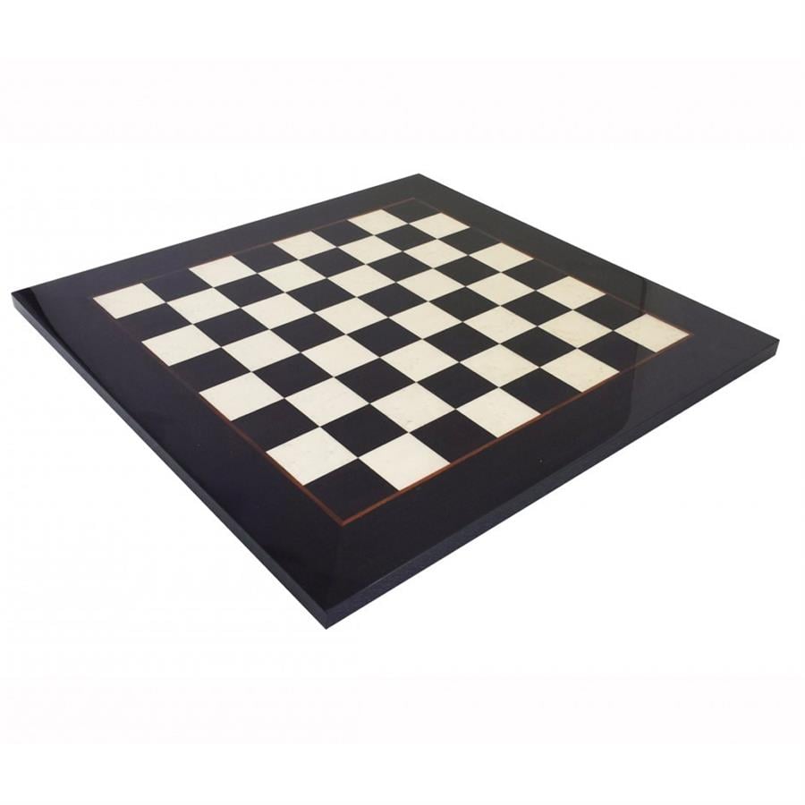 Siyah Erable Brıar Satranç Tahtası - 42X42X1,8 Cm - Kare 4 Cm