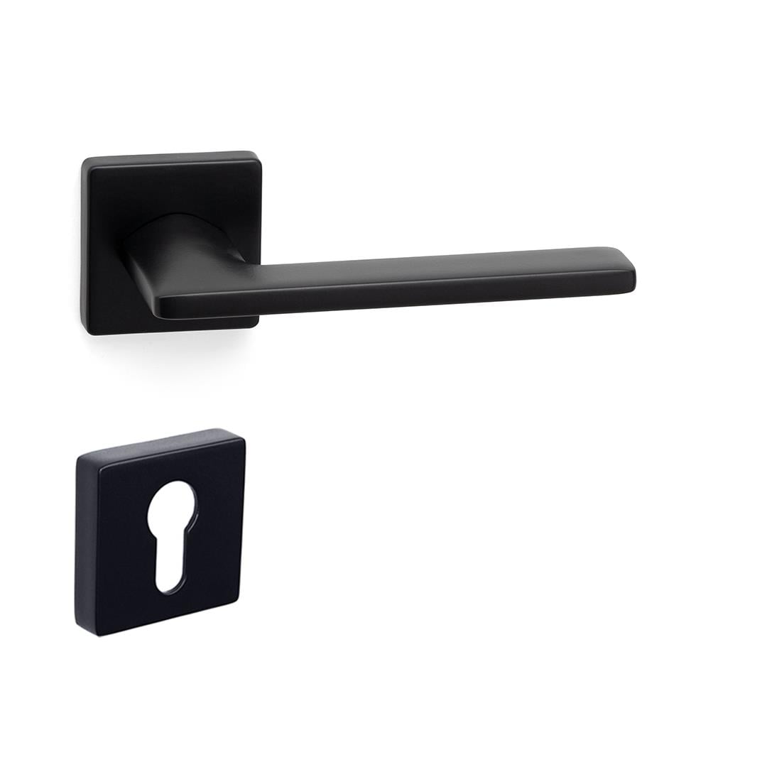 Slım Kapı Kolu Siyah Renk