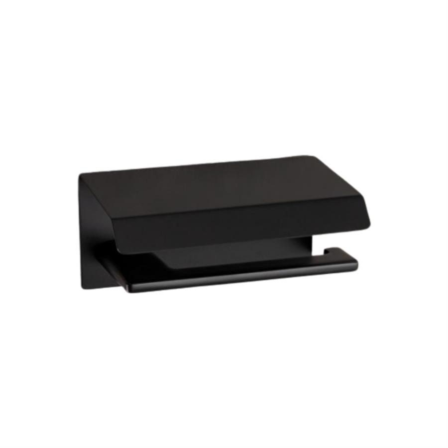Slımo Kapaklı Tuvalet Kağıtlığı Siyah Renk 87X104X156 Mm