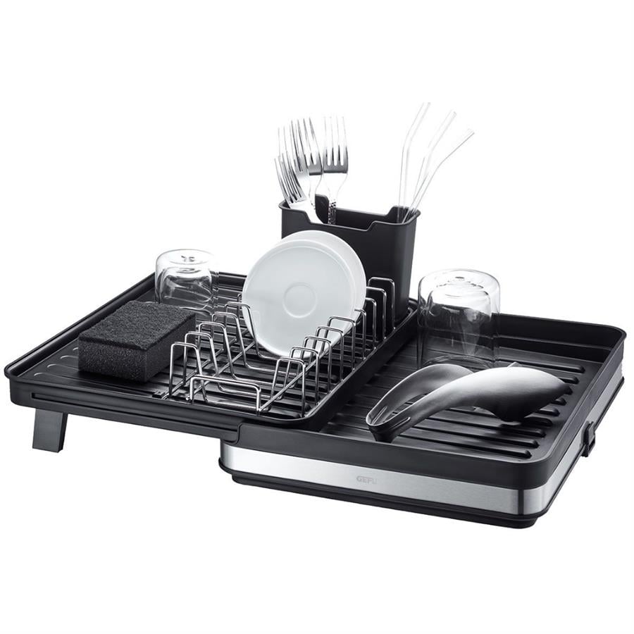 Smartlıne Siyah Bulaşıklık Plastik/Paslanmaz Çelik 36x30,5x18 cm