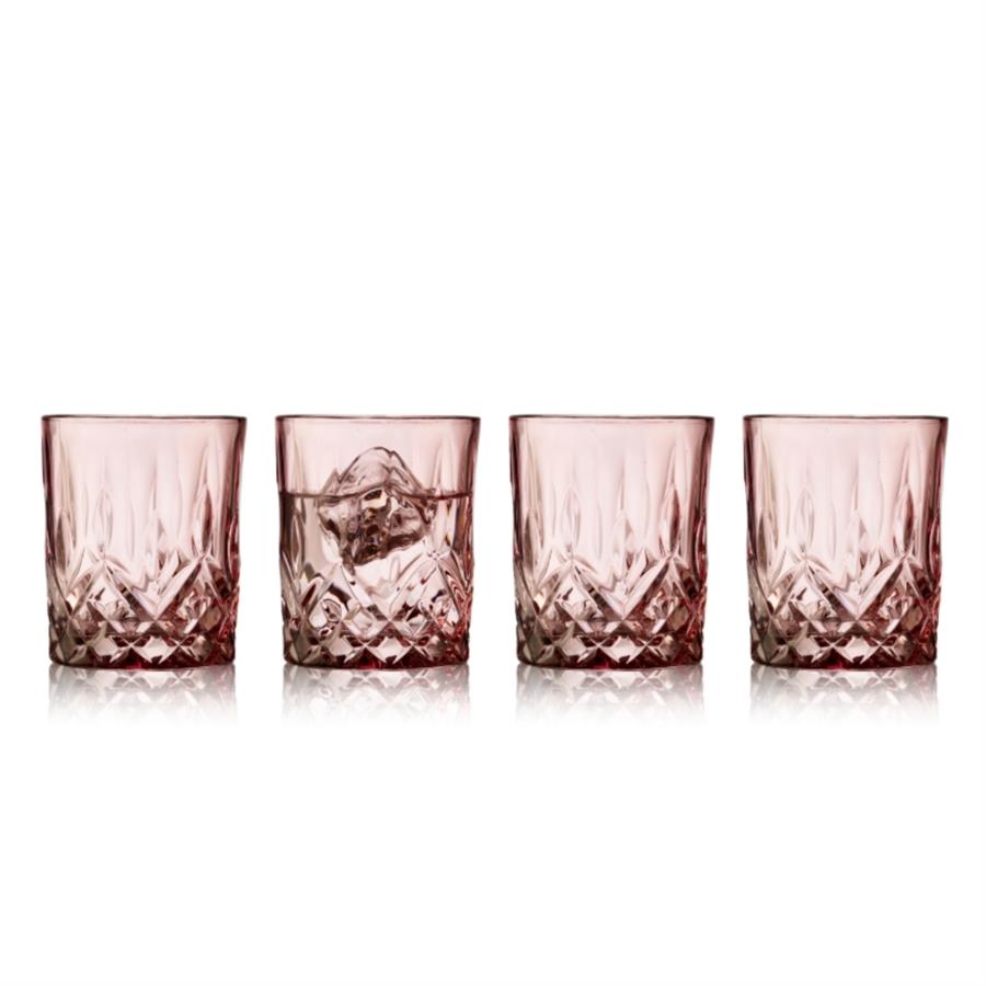 Sorrento Viski Bardağı 4 Adet 32 Cl Pembe