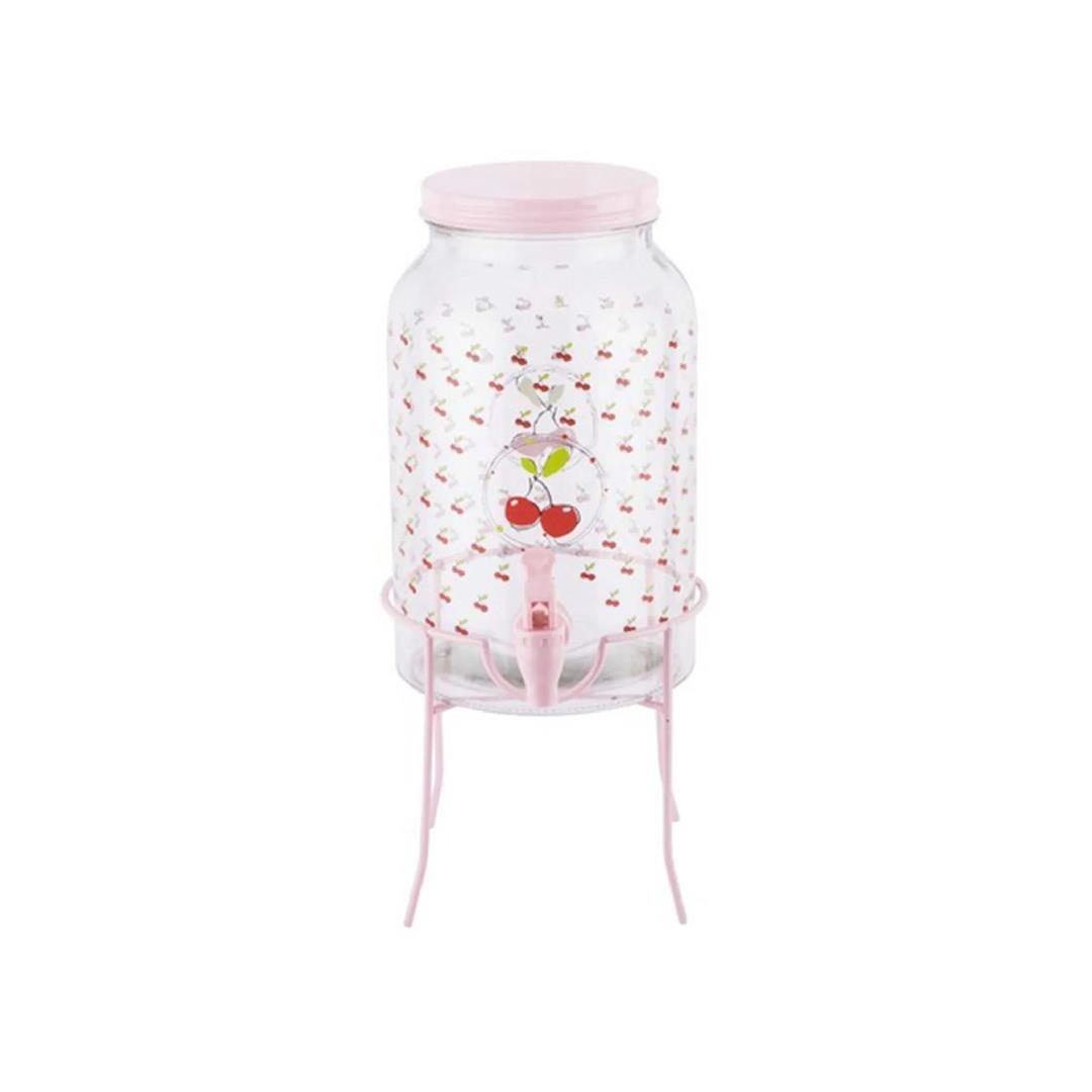 Standlı Cherry Cam Meşrubatlık 3.5 Lt