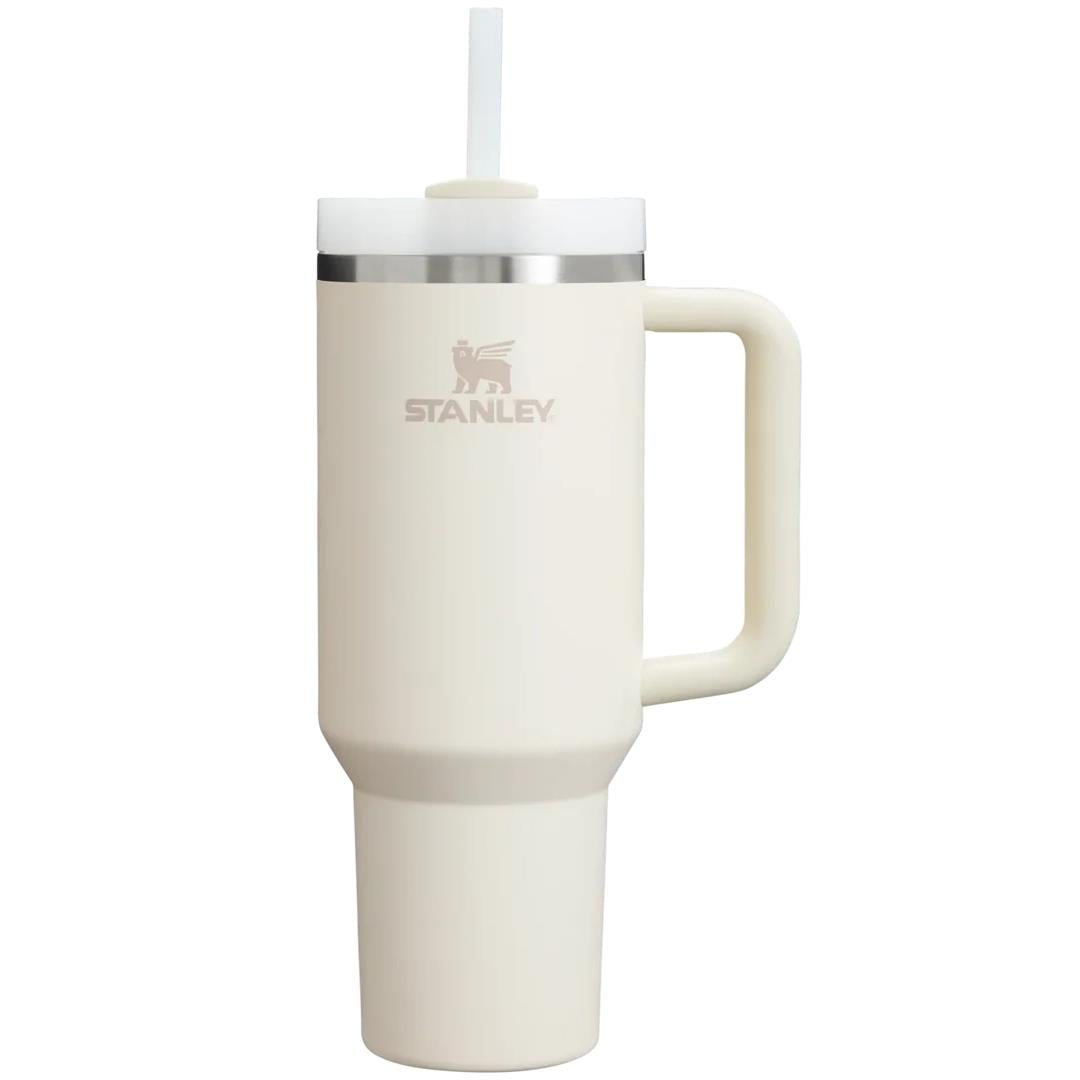 Stanley Quencher H2.O FlowState Tumbler Pipetli Termos | 1.18L - Cream