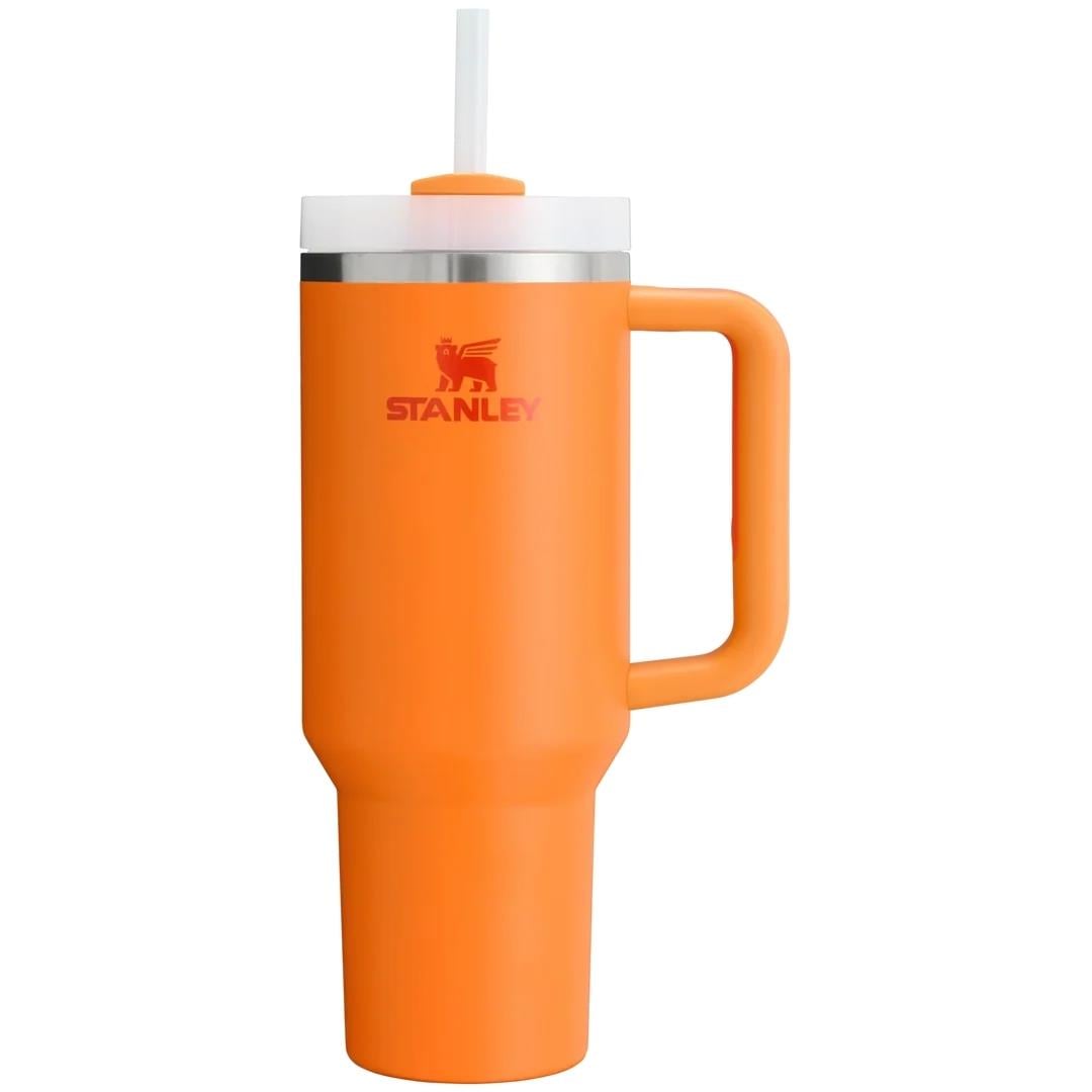 Stanley Quencher H2.O FlowState™ Tumbler Pipetli Termos | 1.18L - Goldenrood Coral