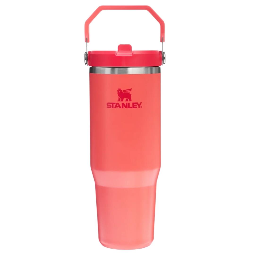 Stanley The IceFlow Flip Straw Pipetli Termos Bardak|0,89 LT - Hot Coral