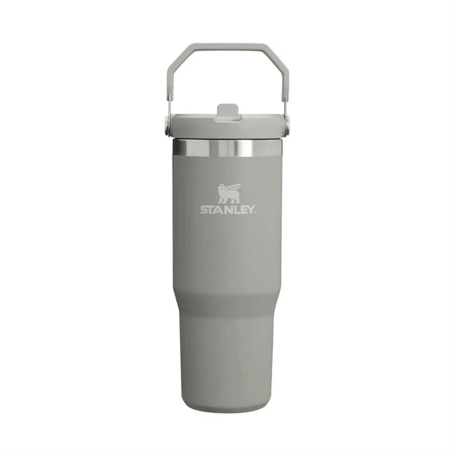 Stanley The IceFlow Flip Straw Pipetli Termos Bardak 0,89 LT - Gri