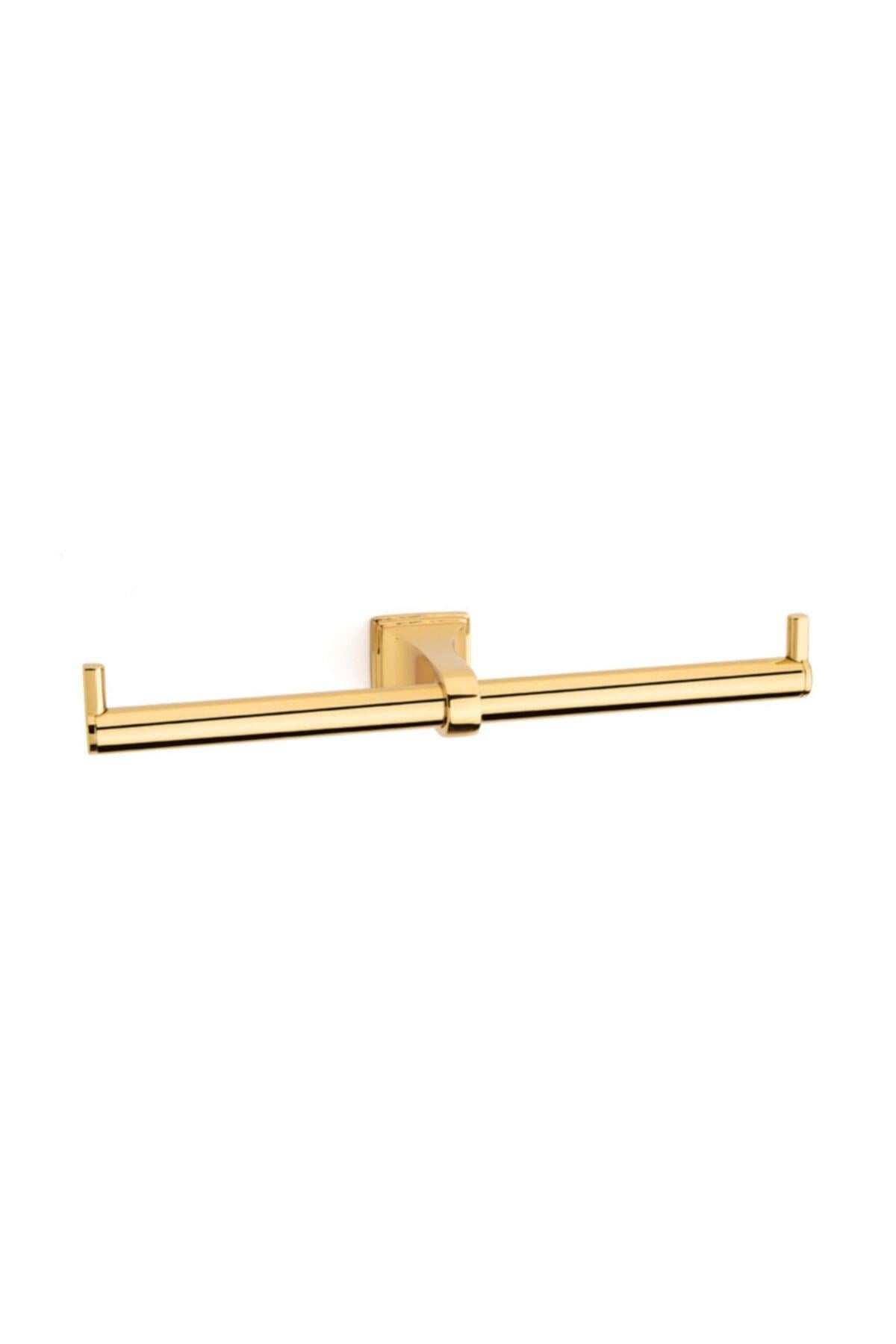 Steplıne İkili Tuvalet Kağıtlığı Gold Renk 44X76X266 mm